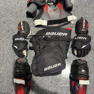 Youth Bauer Lil’Sport Starter Kit (Chest, Elbows, Gloves, Pants, Shins) (Used)