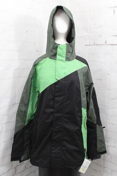 Ride Georgetown Snowboard Jacket, Men's Size Large, Black / Green New