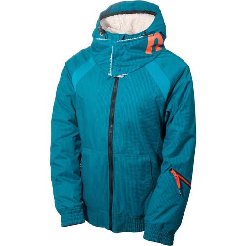 Nomis Lex Insulated Snowboard Jacket, Women's Small, Deep Lake Green New