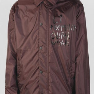 L1 Stooge Shell Snowboard Jacket, Men's Size Medium, Opium Burgundy New