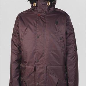 L1 Drifter Insulated Snowboard Jacket, Men's Size Large, Opium Burgundy New