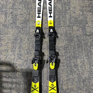 HEAD 2019 World Cup Rebels i.SL RD Team 138 cm Racing Skis With EVO 9AC GW Bindings (Used)