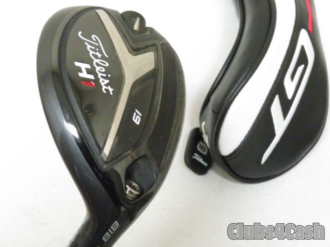 Titleist 818 H1 Hybrid 19 Mitsubishi Tensei CK White 90 X-Flex with Cover  NICE