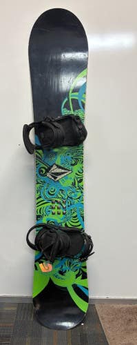 Burton Secret 154cm Twin-Tip All-Mountain Women's Snowboard Lexa Bindings Large