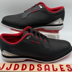 Nike Air Jordan ADG 5 Low Golf Shoes Black Red Bred FQ7874-001 Men’s Sz 11.5 Wide