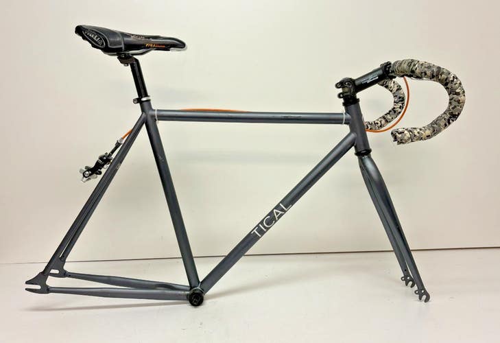 Tical New Belgium 49cm C-C Steel Single Speed Frame/Fork Bianchi 3T Selle ++