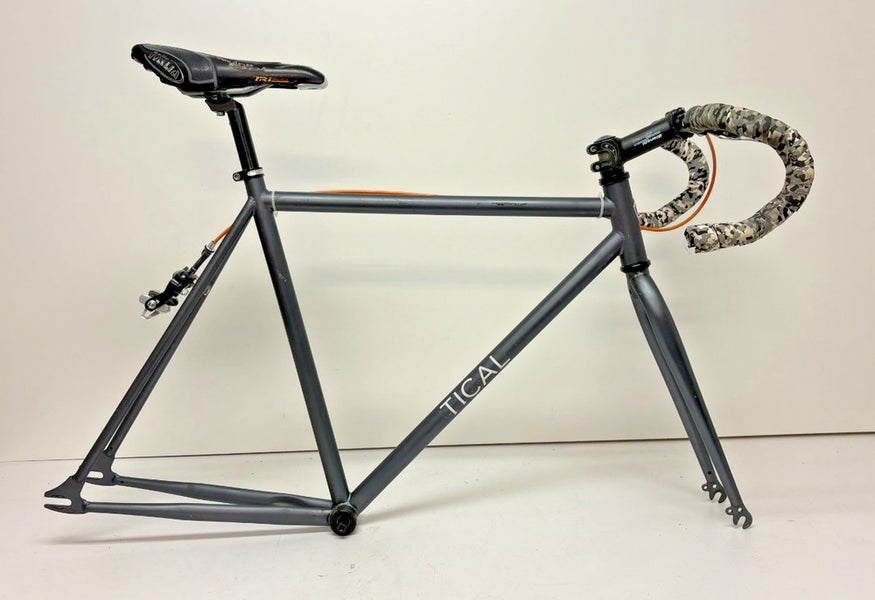 Tical New Belgium 49cm C-C Steel Single Speed Frame/Fork Bianchi 3T Selle ++