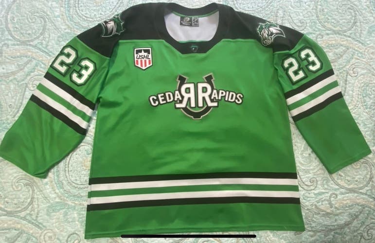 Cedar Rapids Roughriders USHL Game Worn Jersey