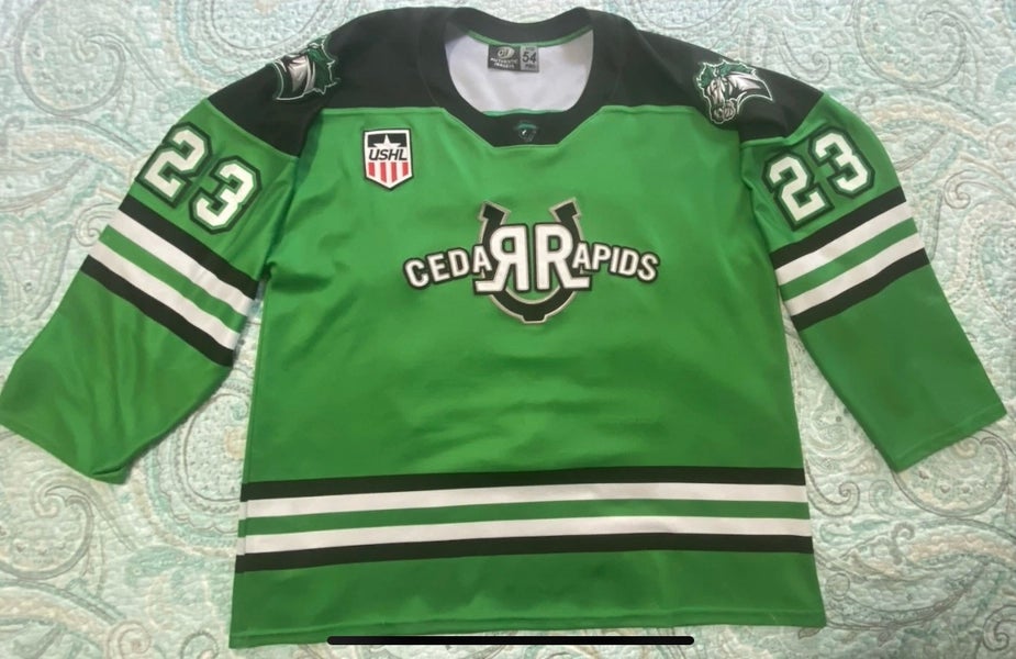 Cedar Rapids Roughriders USHL Game Worn Hockey Jersey