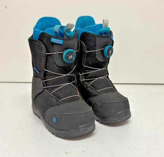 Burton Zipline Boa-Coiler Youth All-Mountain Snowboard Boots US 6 EU 38 NEW