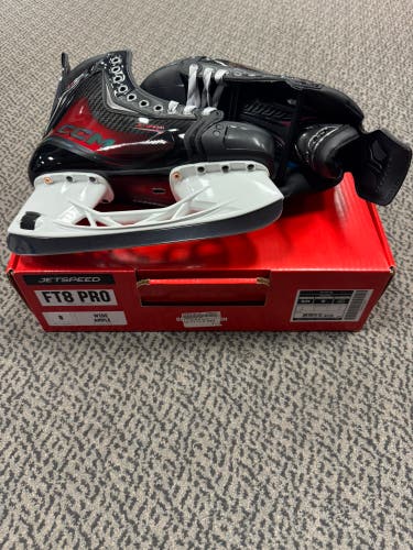 CCM Jetspeed FT8 Pro Hockey Skates 8 (New) Wide