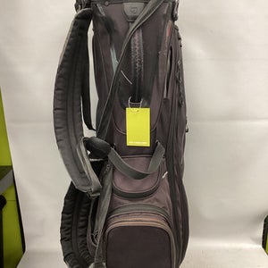 Used Taylormade 14 SLOT STAND BAG Mens Stand Bag Black 11851-S000039255