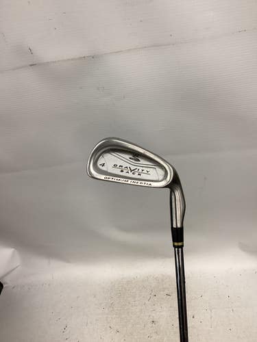 Used Cobra GRAVITY BACK Mens Individual Iron RH 4 Iron 11851-S000039254