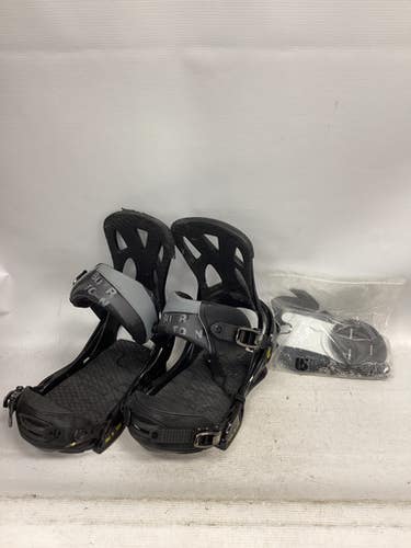 Used Burton MISSION Mens Binding Only Black SM 11851-S000039239