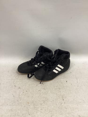Used Adidas Wrestling Shoes Black Youth 11.0 11851-S000039232