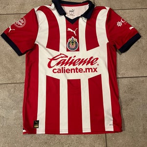 PUMA DRYCELL Chivas de Guadalajara 2023/2024 Home Soccer Jersey, Size M
