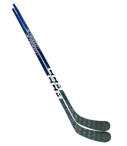 New 2 pack CCM Jetspeed FT5 Pro (blue) Pro Stock - LH, P29, 90 Flex