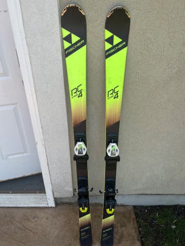 Fischer 150 cm Racing Skis With Bindings (Used)