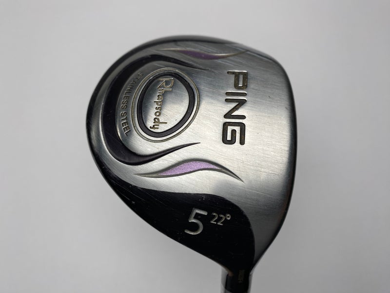 Ping Rhapsody 5 Fairway Wood 22* ULT 129 Ultra Light Ladies RH Undersize Grip