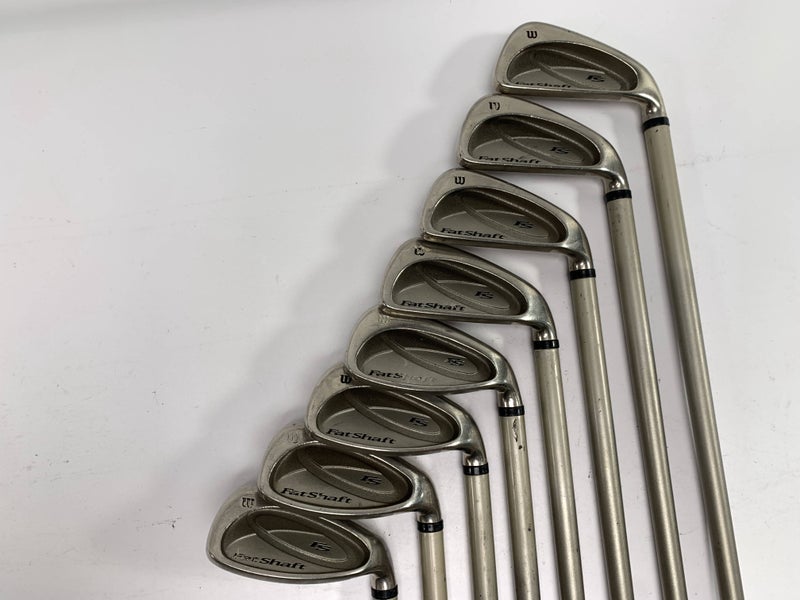 Wilson Fatshaft Iron Set 4-PW+SW FatShaft Ladies Graphite Womens RH