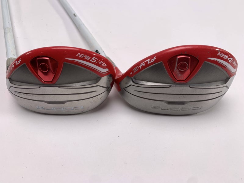 Cobra Fly-Z Womens 4 & 5 Hybrid Set 22* 25* Matrix Fly-Z Stiff Graphite Mens RH