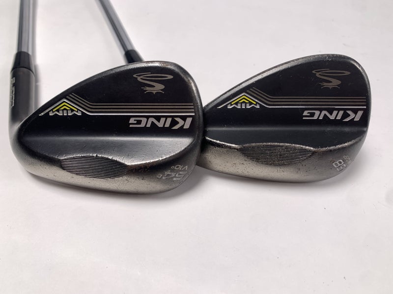 Cobra KING MIM Black Wedge Set 54* 10 58* 6 KBS Tour 90 Regular Steel Mens RH