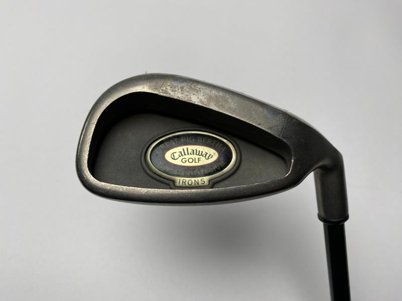 Callaway Big Bertha Tungsten Titanium Single 9 Iron 2* Flat Regular Graphite RH