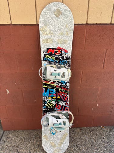 Millennium 3 Discord 140 Snowboard + Ride LXH Series Bindings
