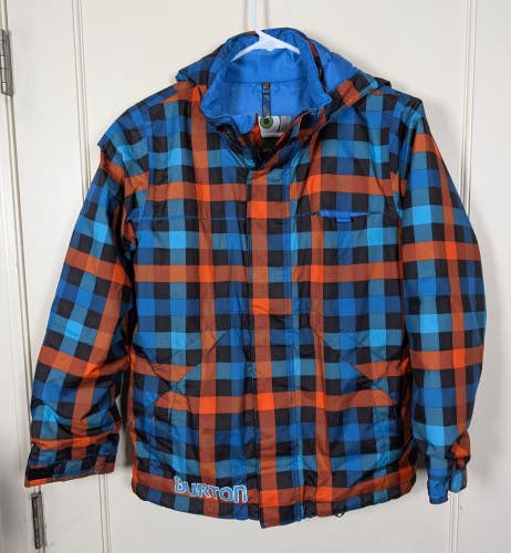Burton Amped Dryride Snowboard Ski Jacket Youth Kid's Size: M (10/12) Insulated