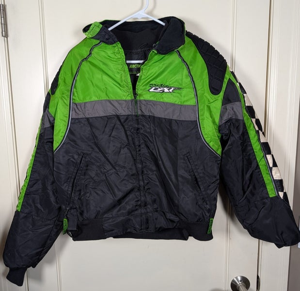 VTG Arctic Cat Nitro Green Zipout Snowmobile Jacket 3-in-1 Racing Men's Size: M