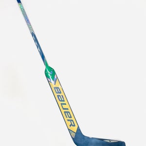 New 25" Bauer Supreme Shadow Pro Stock Goalie Stick (blue/gold/green) - Regular, P31