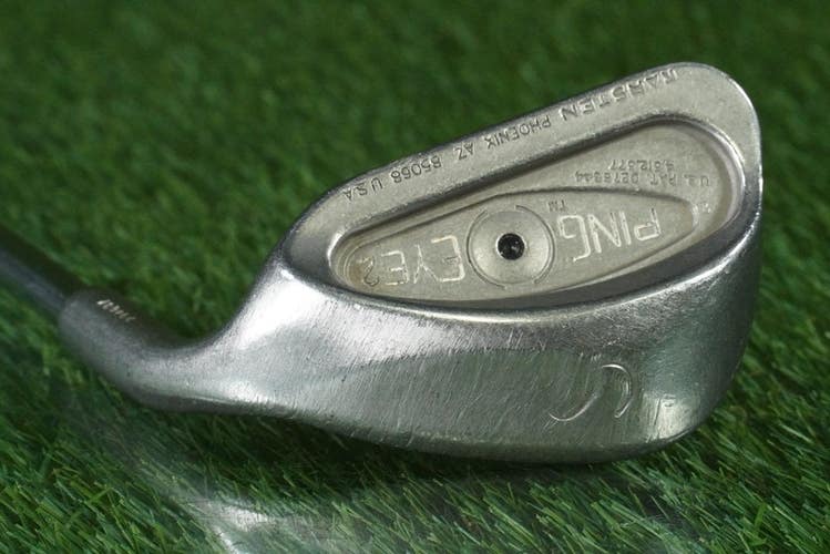 PING EYE 2 KARSTEN SAND WEDGE "S" STEEL SHAFT BLACK DOT RH ~ LOOK!!