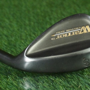 WARRIOR CUSTOM GOLF 60 WEDGE LOB WEDGE GUN METAL STEEL SHAFT RH