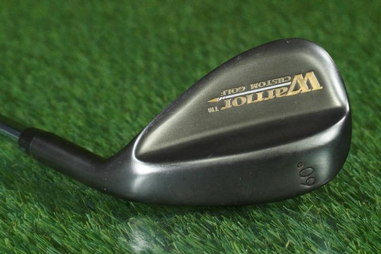 WARRIOR CUSTOM GOLF 60 WEDGE LOB WEDGE GUN METAL STEEL SHAFT RH