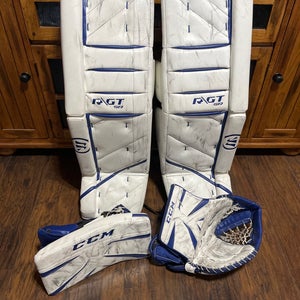 36 + 1.5 Warrior and CCM Regular Goalie Full Set (Used)