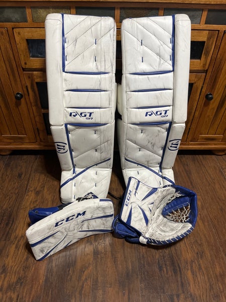 36 + 1.5 Warrior and CCM Regular Goalie Full Set (Used)