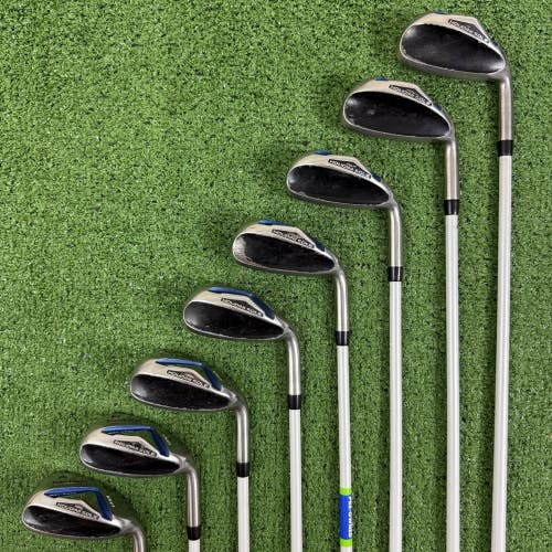 Tour Edge Hot Launch E521 Iron-Wood Iron Set 4-PW AW Fubuki HD-55 Senior A Flex