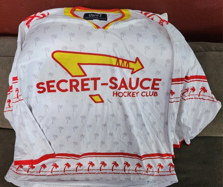 3 Sr Goalie Jerseys with pants and garment bags