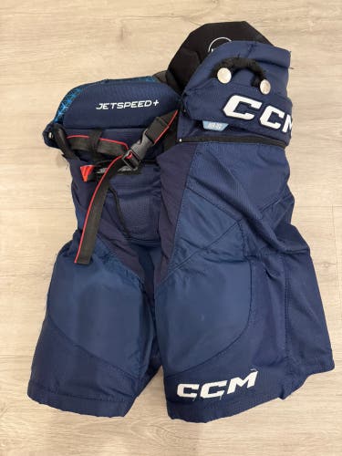 CCM JetSpeed+ Junior Small S Ice Hockey Pants – Navy – Lightly Used (ONLY 4 MONTHS)