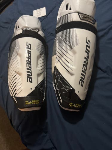 Senior Bauer Supreme S170 15" Shin Pads (New)