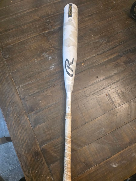 2024 Rawlings Icon Composite USSSA Certified Bat (-8) 23 oz 31" (Used)
