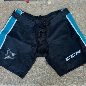 pro stock hockey shell XL CCM San Jose Sharks retro heritage