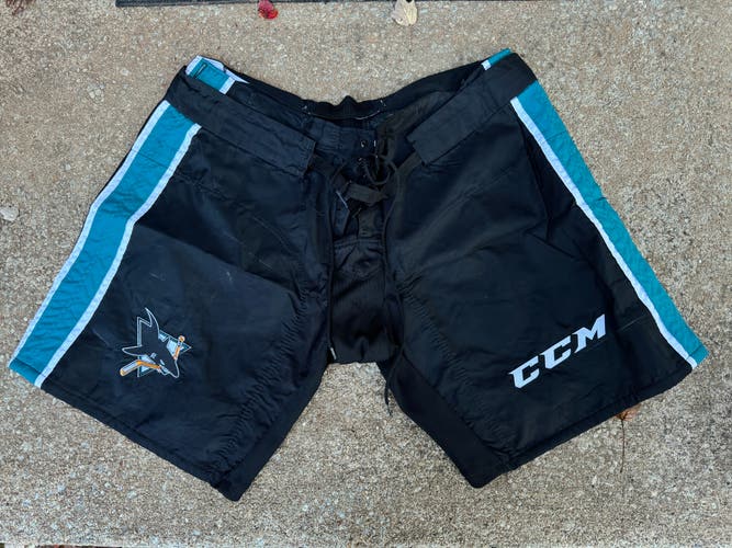 pro stock hockey shell XL CCM San Jose Sharks retro heritage