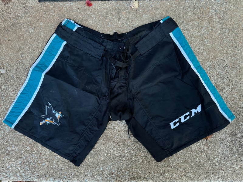 pro stock hockey shell XL CCM San Jose Sharks retro heritage