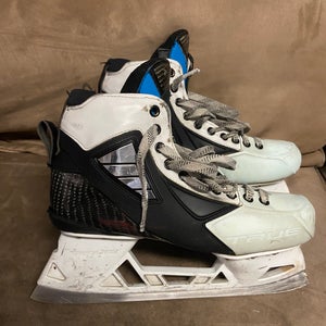 True Custom Pro Hockey Goalie Skates Regular Width Pro Stock 10.5 (Used)