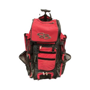 Used BoomBah BOOMBAH  RED WHEELED BB/SB Player Wheeled Bag Red 11859-S000026571