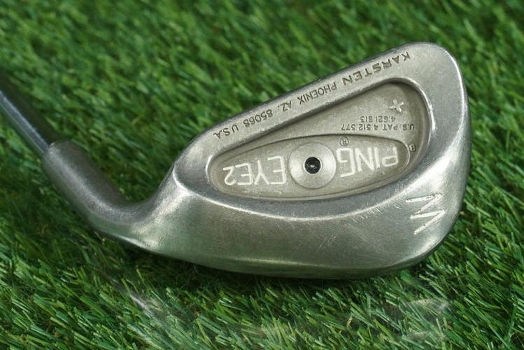 PING EYE 2 KARSTEN PITCHING WEDGE "W" ZZ LITE STEEL STIFF BLACK DOT RH