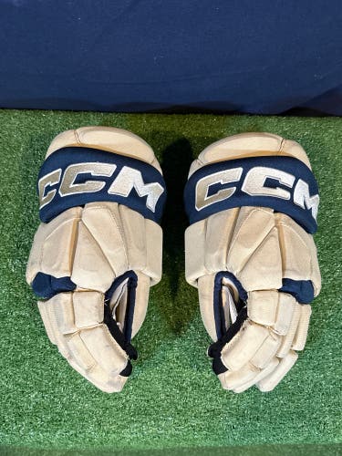 CCM HG95C 14" “Notre Dame” Colorway Hockey Gloves (Used)