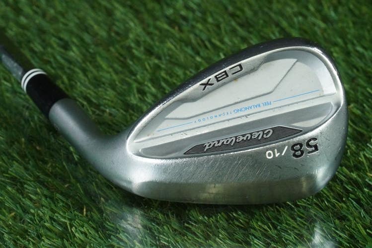 CLEVELAND CBX 58 10 WEDGE LOB WEDGE TRUE TEMPER DYNAMIC GOLD 115 WEDGE FLEX RH