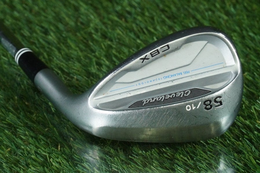 CLEVELAND CBX 58 10 WEDGE LOB WEDGE TRUE TEMPER DYNAMIC GOLD 115 WEDGE FLEX RH
